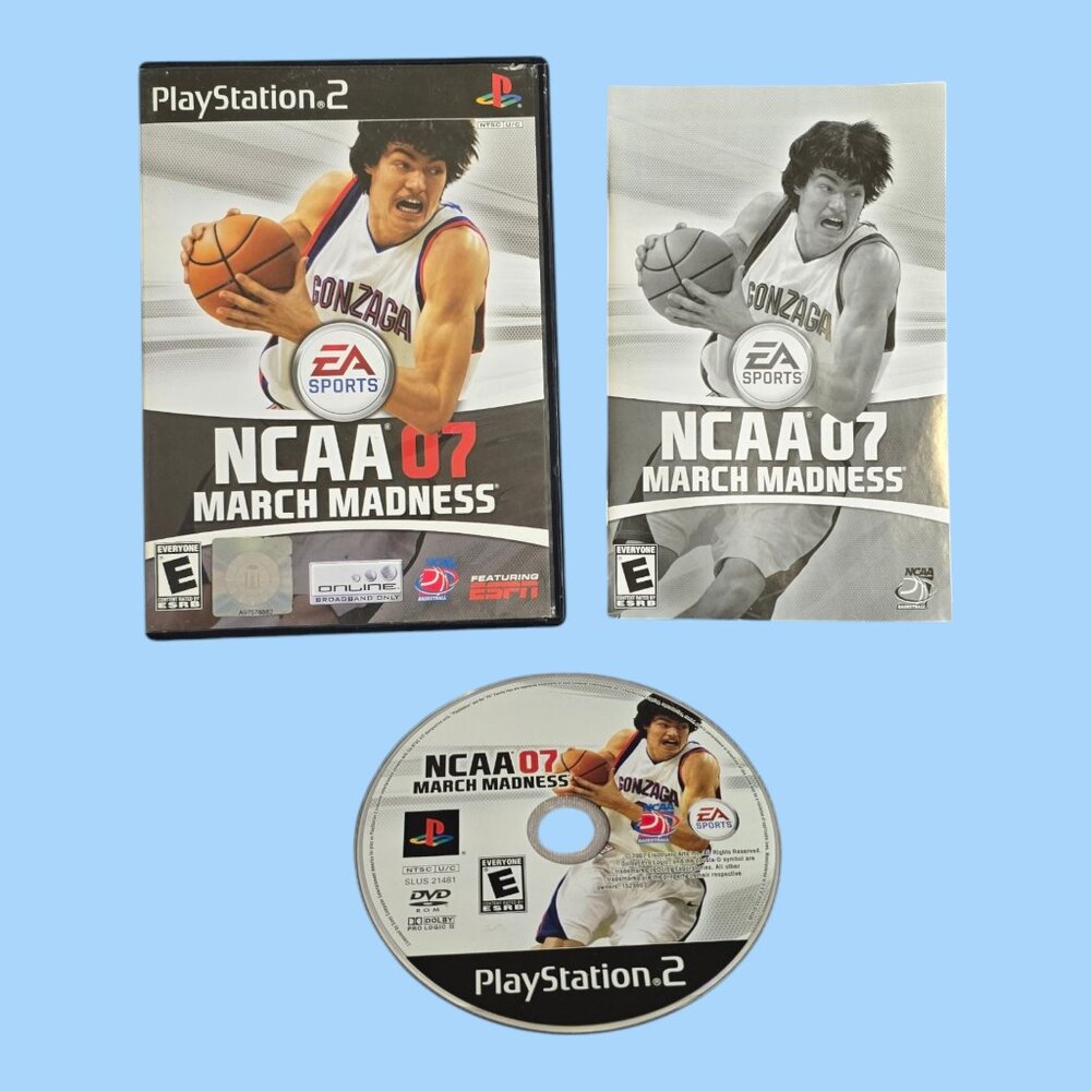 NCAA March Madness 07 (Sony PlayStation 2, PS2, 2006) Complete CIB